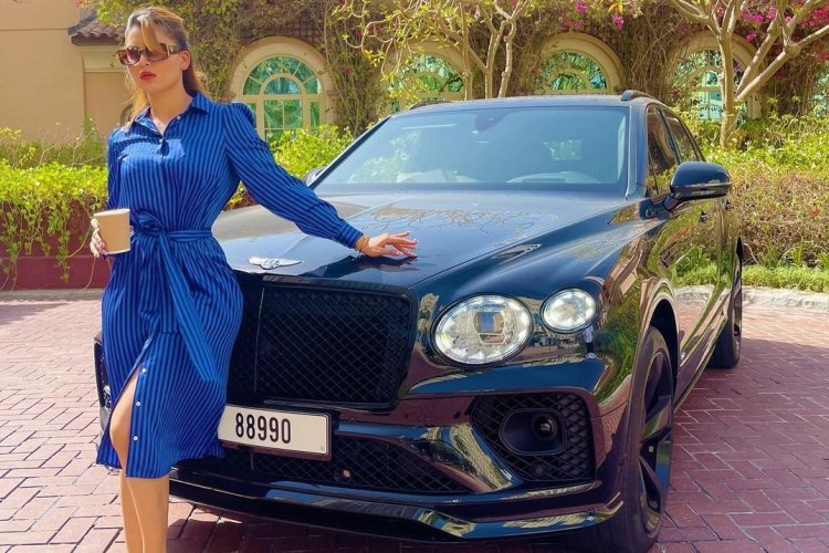 Urvashi Rautela enjoys her Brew Break In A Bentley Bentayga First Edition worth Rs 5CR