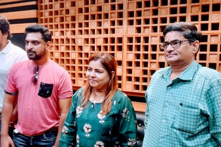 Music composer Altaaf Sayyed recorded the song of director Shahroze Sadath's film ‘Chamki’ in the voice of Sadhna Sargam