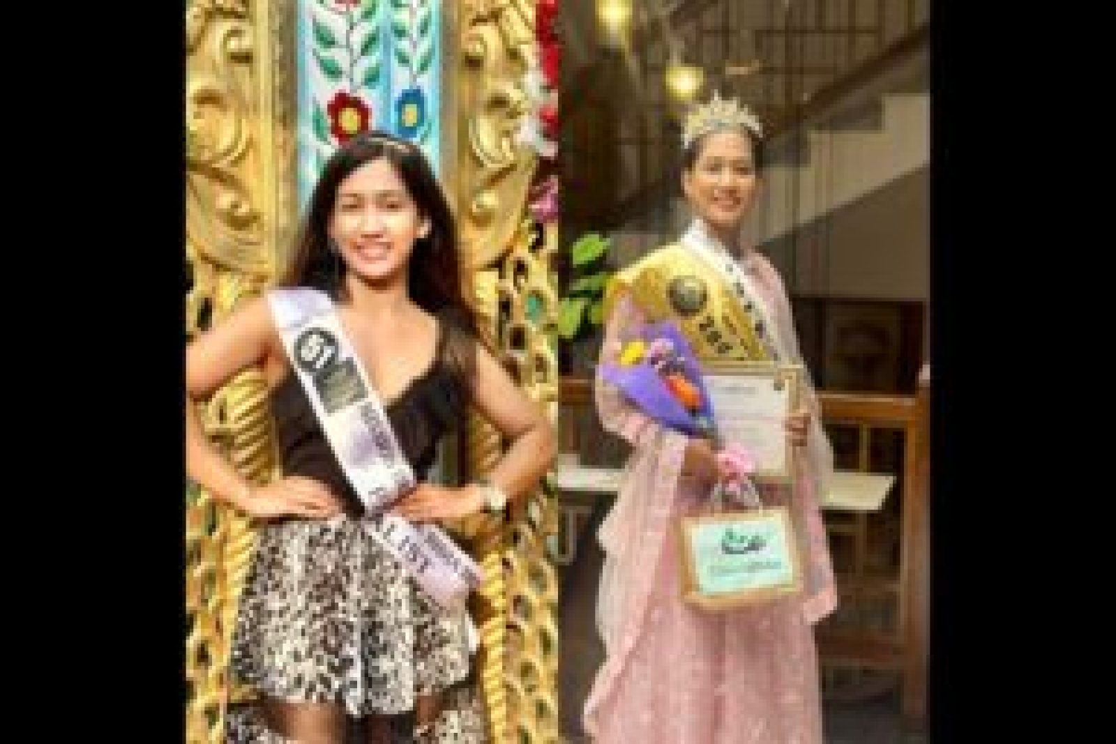 Sikkimese daughter jharna bhusal wins Mrs.confident subtitle at MISSION DREAMS 2023