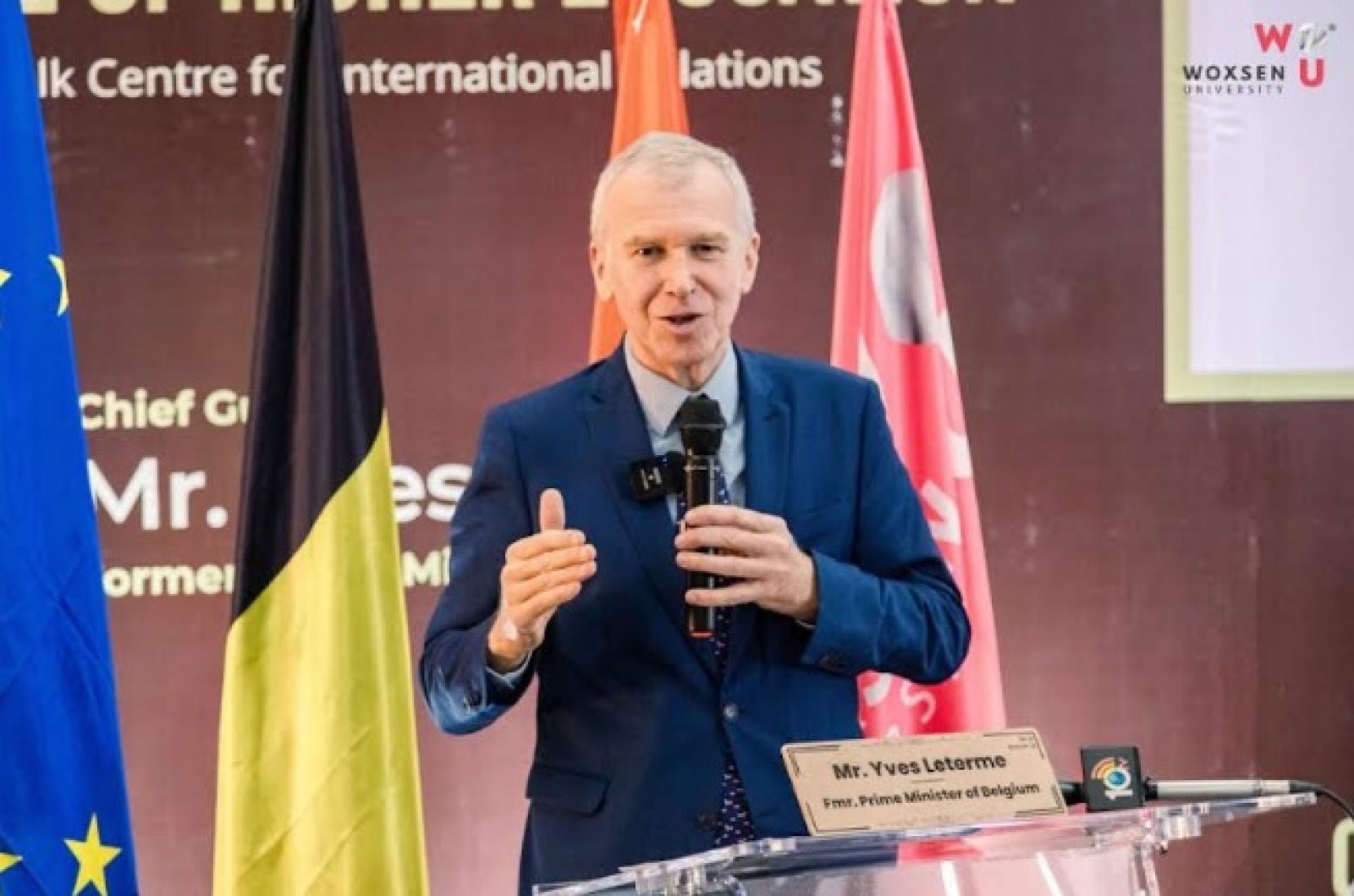 EU-India Collaboration Can Elevate Indian Unicorns and Enhance Digital Competition: Yves Leterme, Former PM of Belgium at Woxsen University, Hyderabad