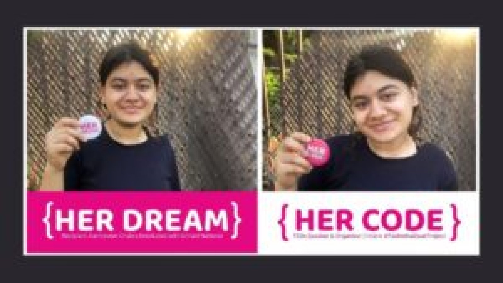 Girls in Kashmir Join 'HER DREAM HER CODE' Campaign