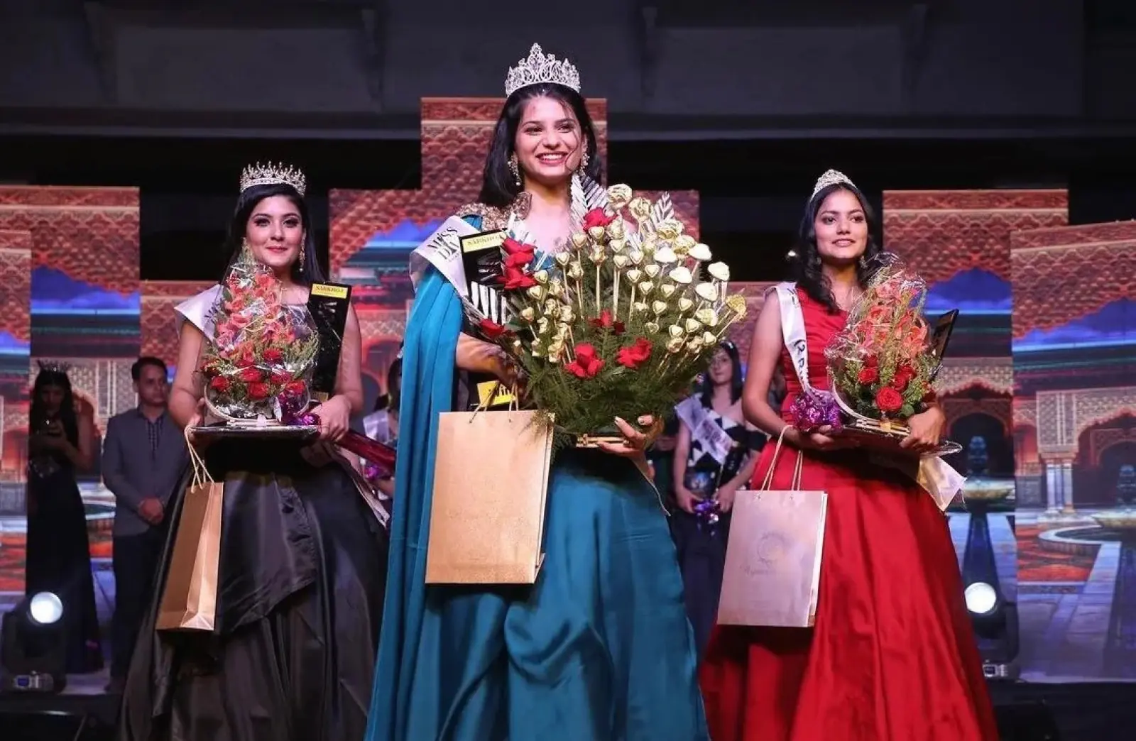 Kashish Choudhary Miss Diva Rajasthan 2021 and Harshil Kalia as First Runner Up