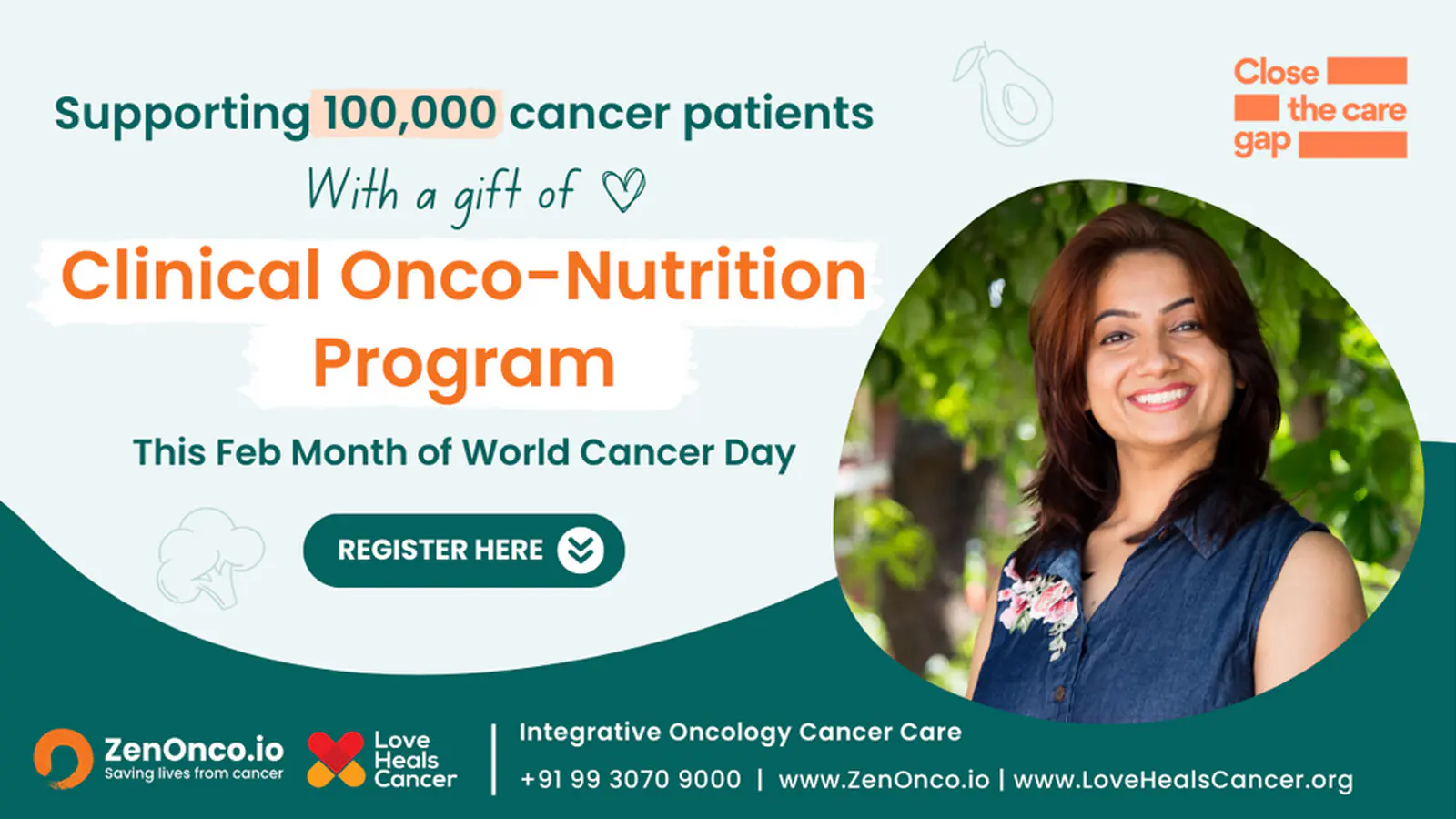 Love Heals Cancer and ZenOnco.io support 100,000+ cancer patients with free Onco-Nutrition Consultations this World Cancer Day