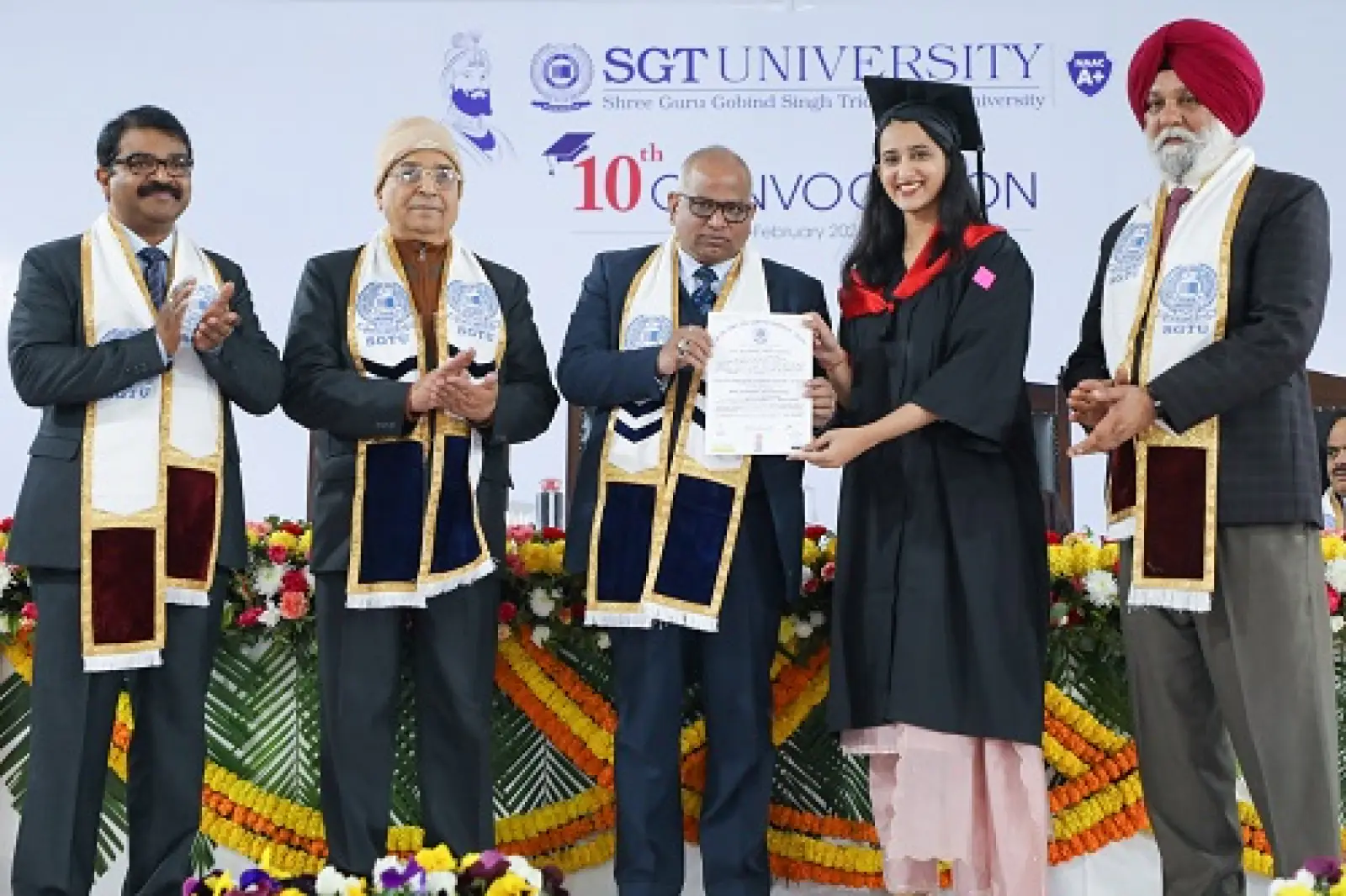 Parting with Elegance: SGT University Commemorates "Convocation 2024" with Grandeur