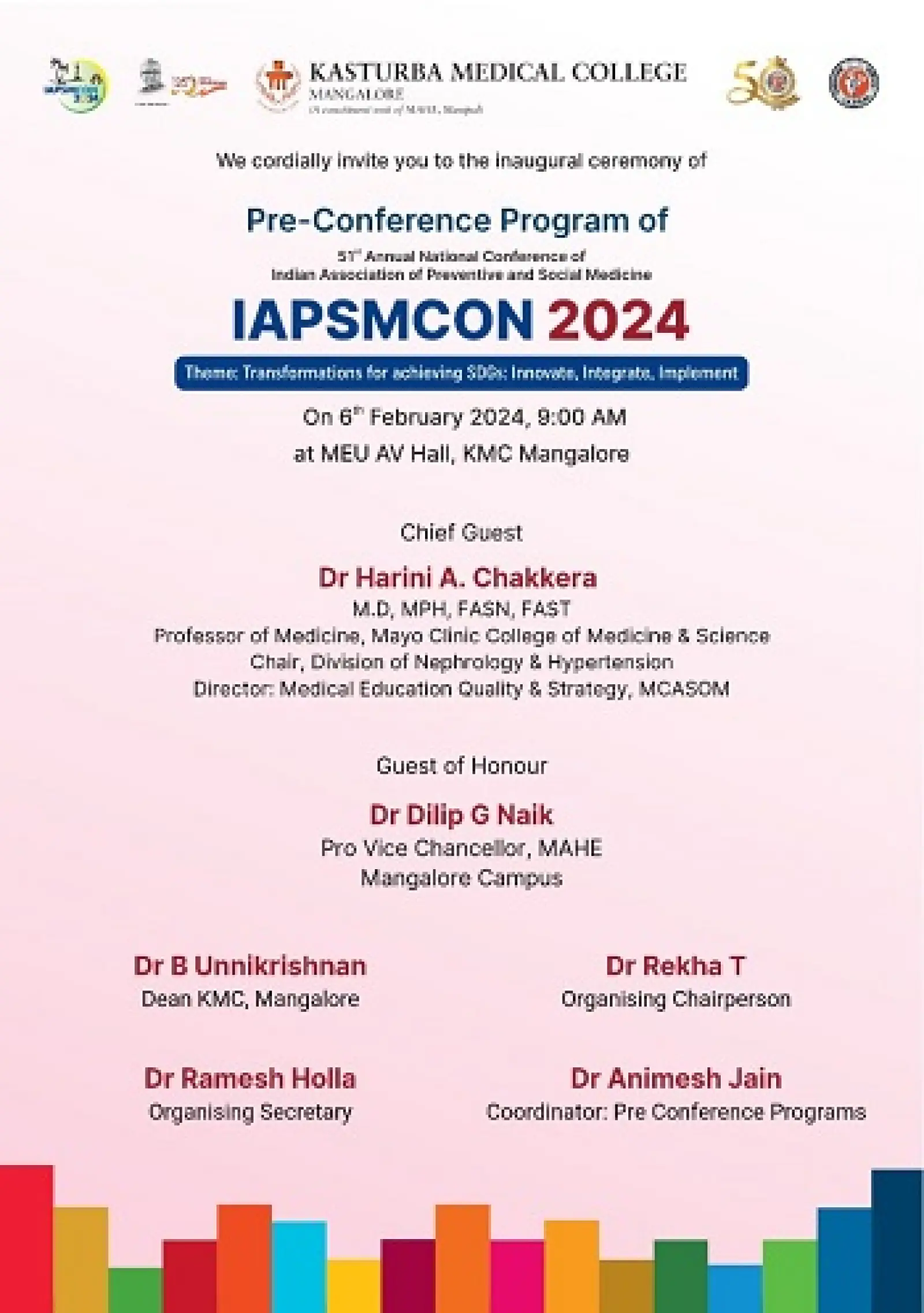 The 51st IAPSMCON-2024 Will be Organized by the Department of Community Medicine, Kasturba Medical College Mangalore