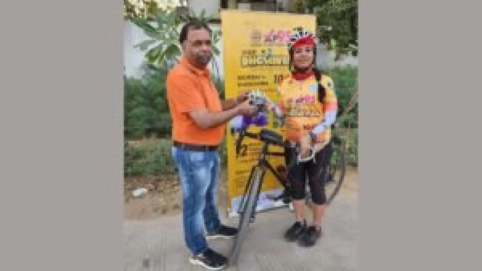 Cyclist Firoza reached Ahmedabad for ‘Tour of Dholavira’