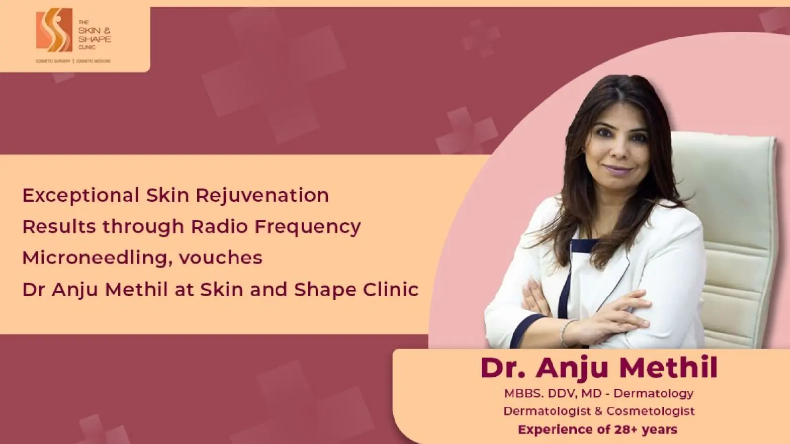 Exceptional Skin Rejuvenation Results through Radio Frequency Microneedling, vouches Dr. Anju Methil, Skin and Shape Clinic