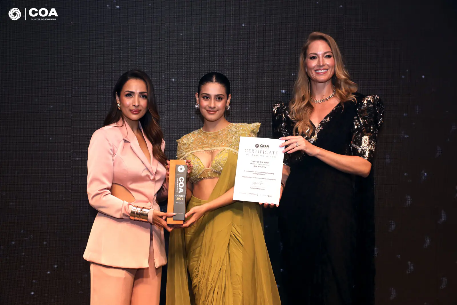 Malaika Arora Shines at the Cluster of Achievers Awards 2024 Organized by Robochamps