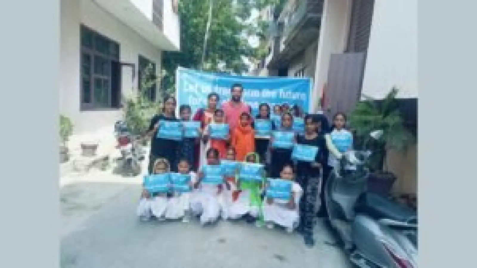 IYDF and Sunshine Yoga Collaborate to Bring Warmth and Support to Khairabad’s Underprivileged Schoolchildren