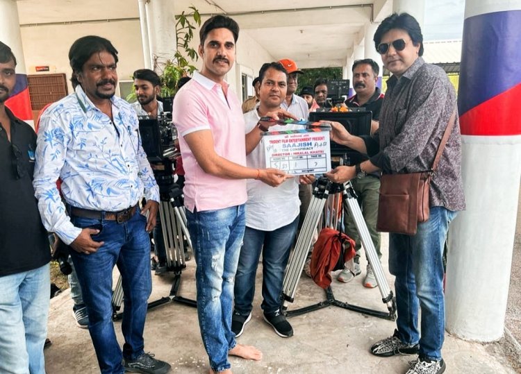 Neeraj Bharadwaj is shooting for web series 'Saazish' in Bhopal
