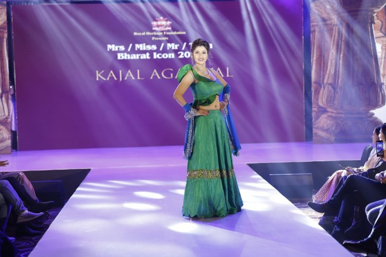 Jyoti Saxena Steals The Show With Her Stunning Walk As A Show Stopper For Ace Designer Kajal Agarwal
