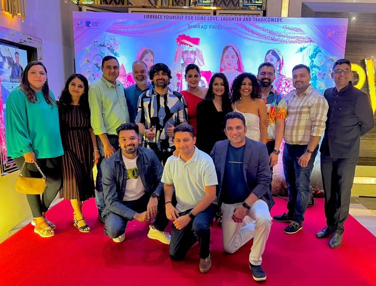 Team Vickida No Varghodo in Mumbai for film Promotions