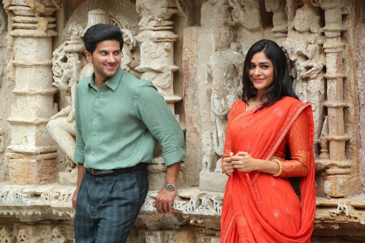 Mrunal Thakur looks stunning with Dulquer Salmaan in her South debut 