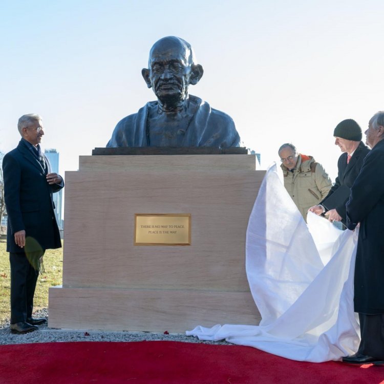 Modi said on the statue of Mahatma Gandhi in the United Nations