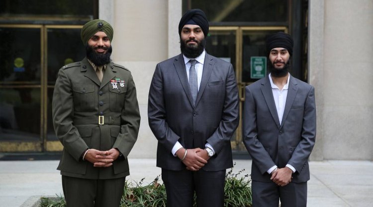 US court's decision - Sikh youth with beard and turban will be able to join Marine Corps