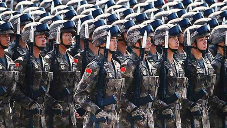 In the Chinese army, only machines are hi-tech, not soldiers