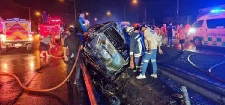 Road accident in Thailand, 11 people died: Going for a holiday in Bangkok on Lunar Year