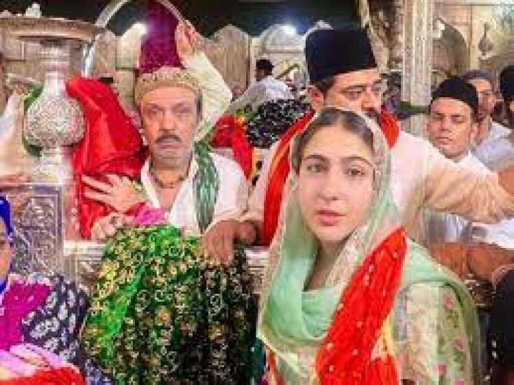 Vicky Kaushal and Sara Ali Khan reached Khwaja Dargah in Ajmer, prayed for the film 'Zara Hatke Zara Bachke'