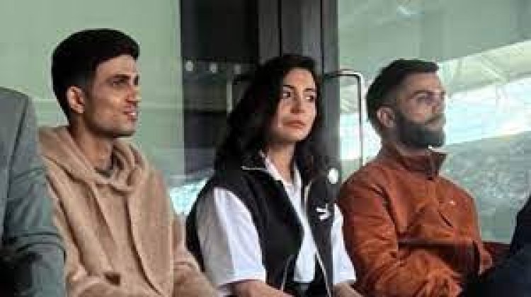 Anushka-Virat arrived to watch the final football match of FA Cup