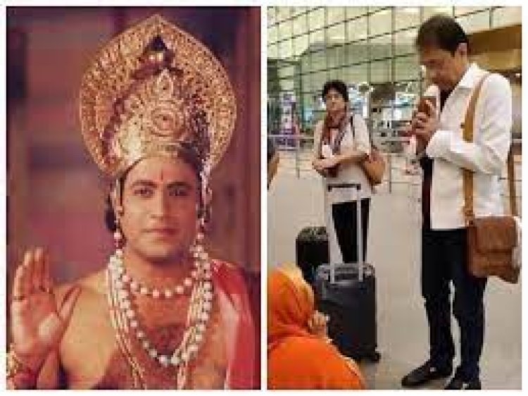 Ram Arun Govil of 'Ramayana' went viral amid Adipurush controversies, woman fell at his feet thinking of God