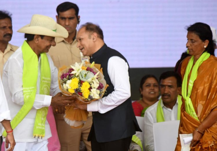 CM Shri K Chandrashekar Rao, visits BTR Greens – MAK Projects, as part of Haritha Haram success celebrations!