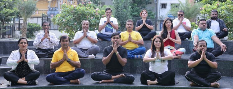 TEFA, TCEI & Agarwal Samaj, commemorate International Yoga & Music Day, by hosting Yoga & Music at Bansilalpet Stepwell!