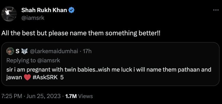 Shah Rukh Khan: Pregnant fan wants to name her twins 'Pathaan-Jawan', SRK gives funny answer