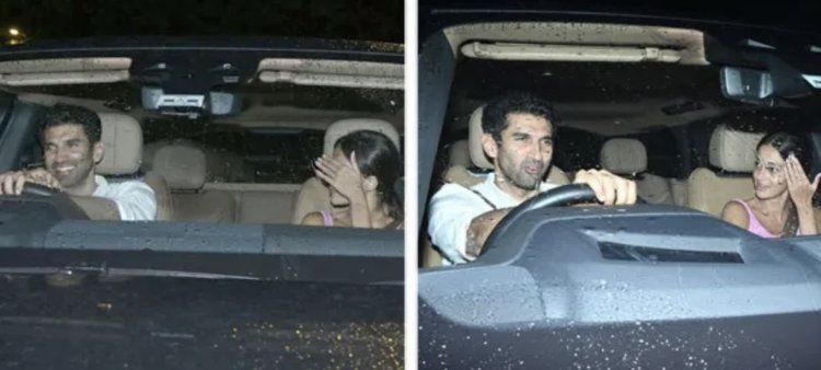 Ananya and Aditya went on a long drive amid news of affair, see photos