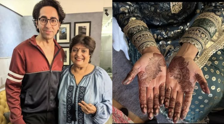 Ayushmann Khurrana applied henna on his hands for Dream Girl 2, pictures went viral on social media
