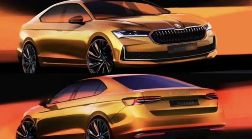 First glimpse of new-gen Skoda Superb revealed, will be presented with these changes on November 2