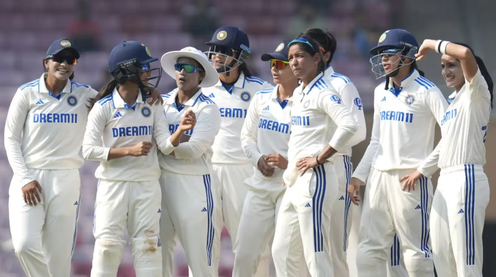 IND vs ENG Women Test: India scored 428 runs in the first innings, Shubha, Jemima, Bhatia and Deepti scored half-centuries