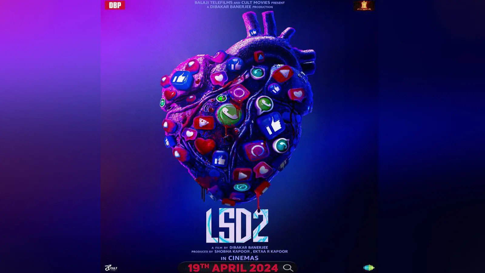 Ekta Kapoor's 'Love, Sex Aur Dhokha 2' to Hit Big Screens on April 19, 2024