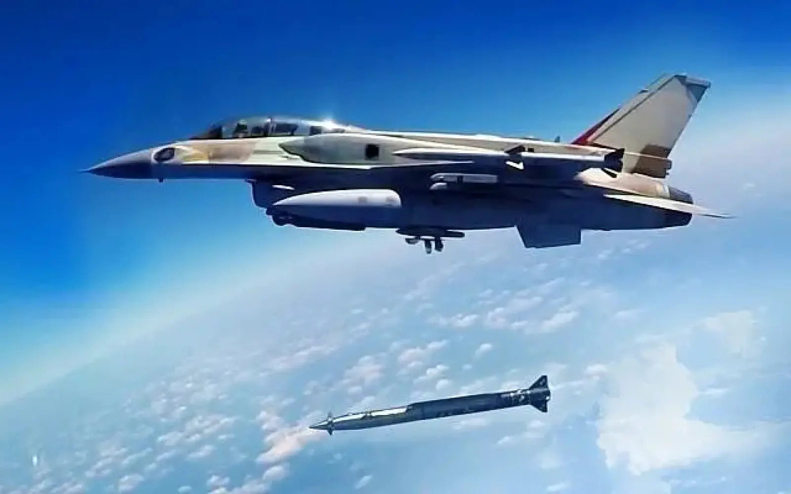 Fighter aircraft equipped with missiles that can dodge air defense systems, Rampage can hit at supersonic speed