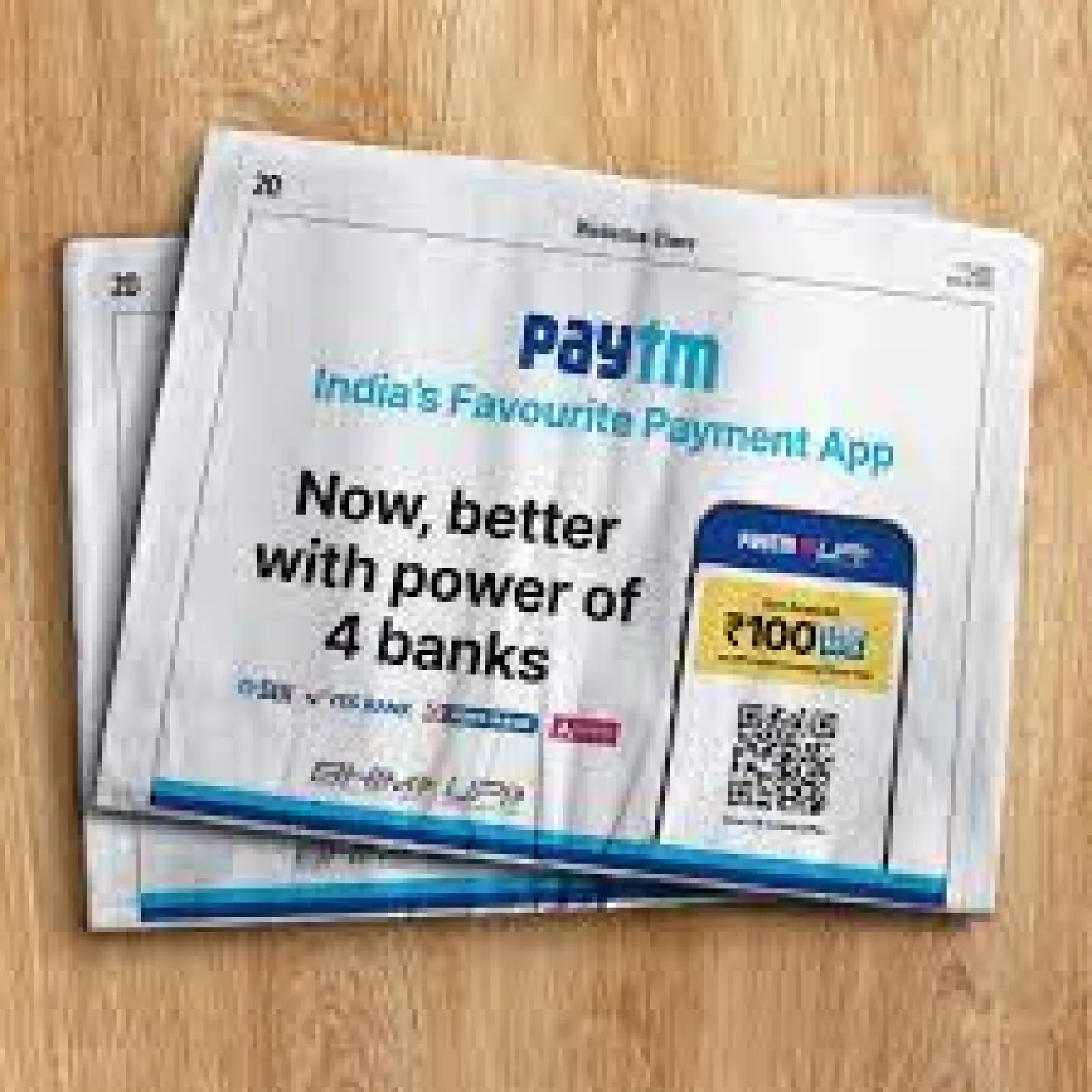 With the collaboration of four leading banks, Paytm's services have improved, assured cashback is available on UPI payments