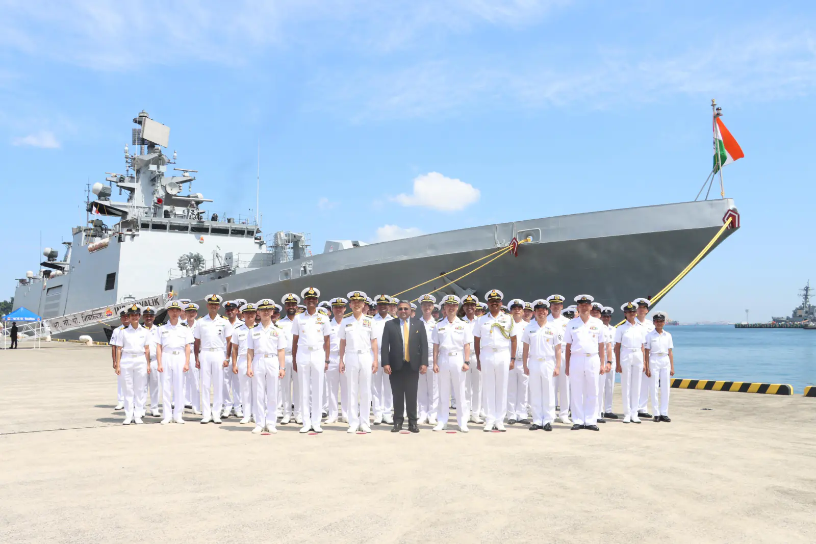 JIMEX 24: 'INS Shivalik' reached Yokosuka, Japan for maritime exercise, warmly welcomed