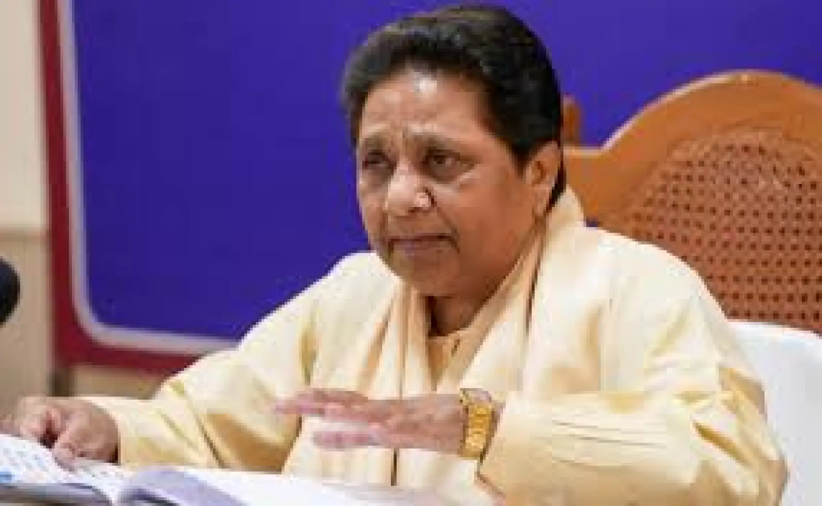 Following the assassination of the Tamil Nadu party head, Mayawati has called for 'peace' and eight people have been detained