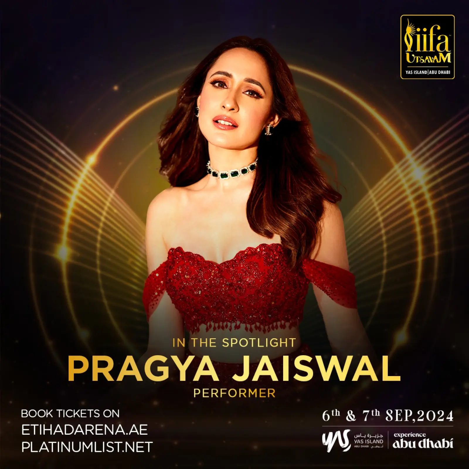 The Talented And Versatile Actress, Beauty Queen Pragya Jaiswal To Perform At IIFA Utsavam 2024