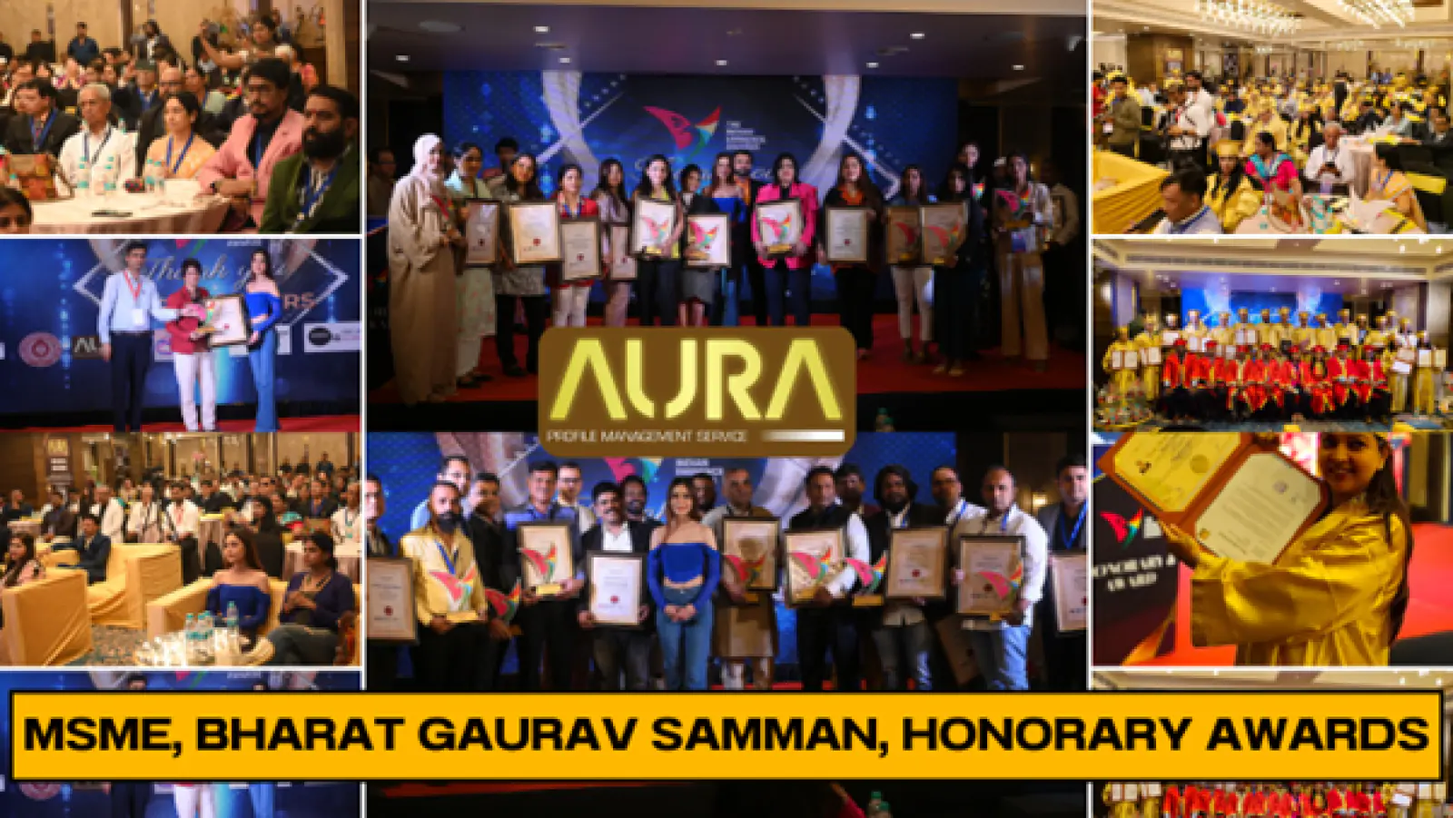 Know All about Aura Profile Awards – The Grand Event that Awarded Distinguished Personalities in Several Categories