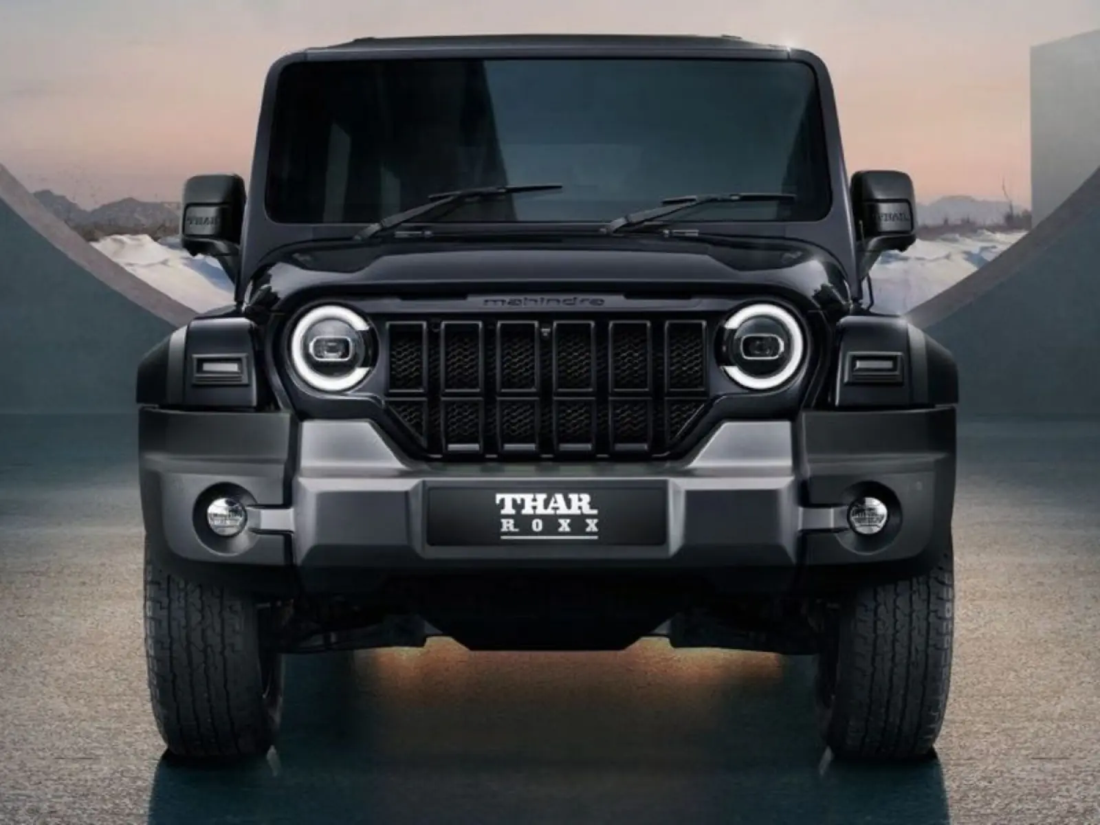 First glimpse of the front look of Mahindra Thar Roxx came out, many changes were seen compared to the old Thar