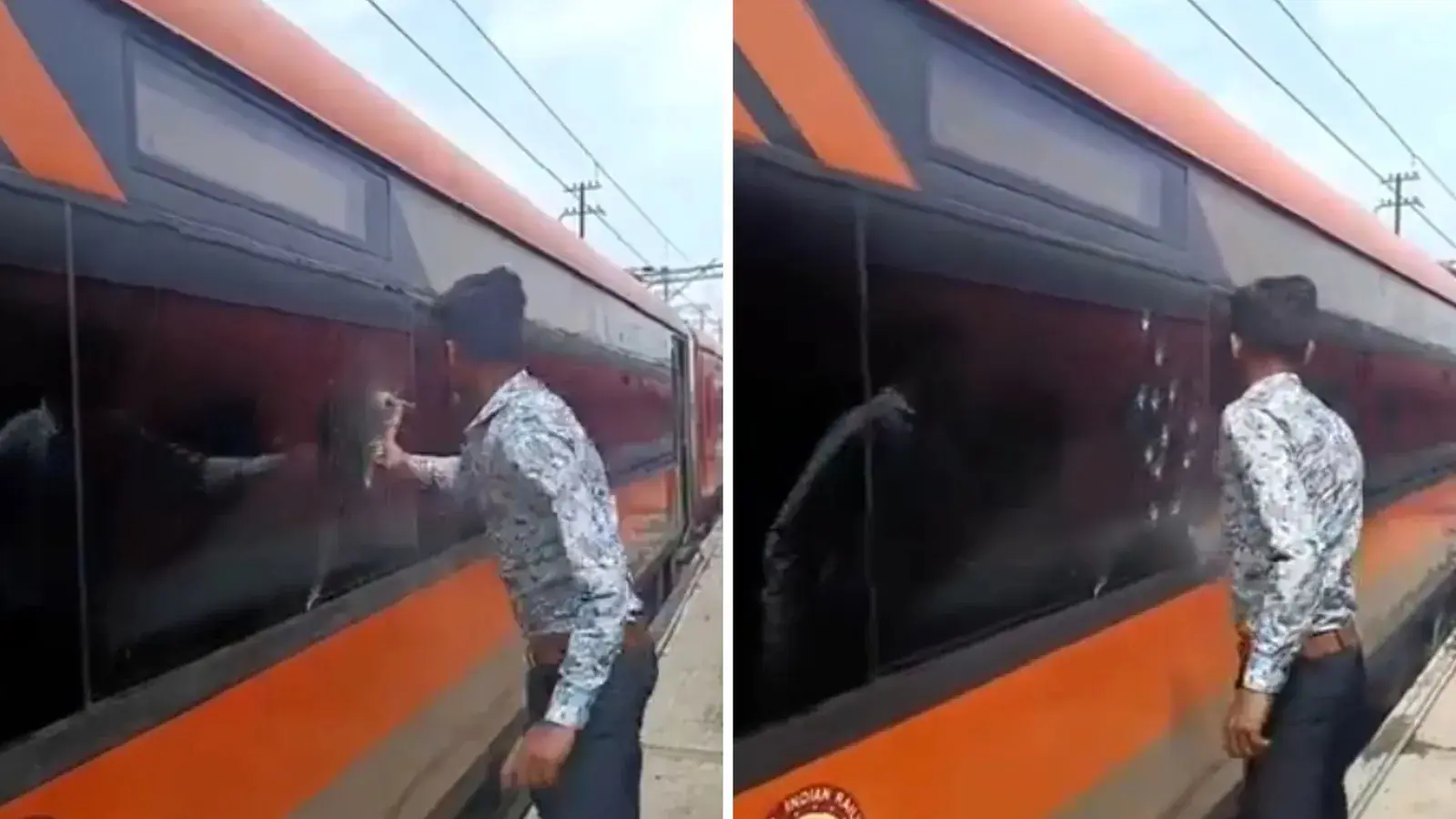 Vande Bharat Train coming to Delhi was attacked; Window panes of two coaches broken