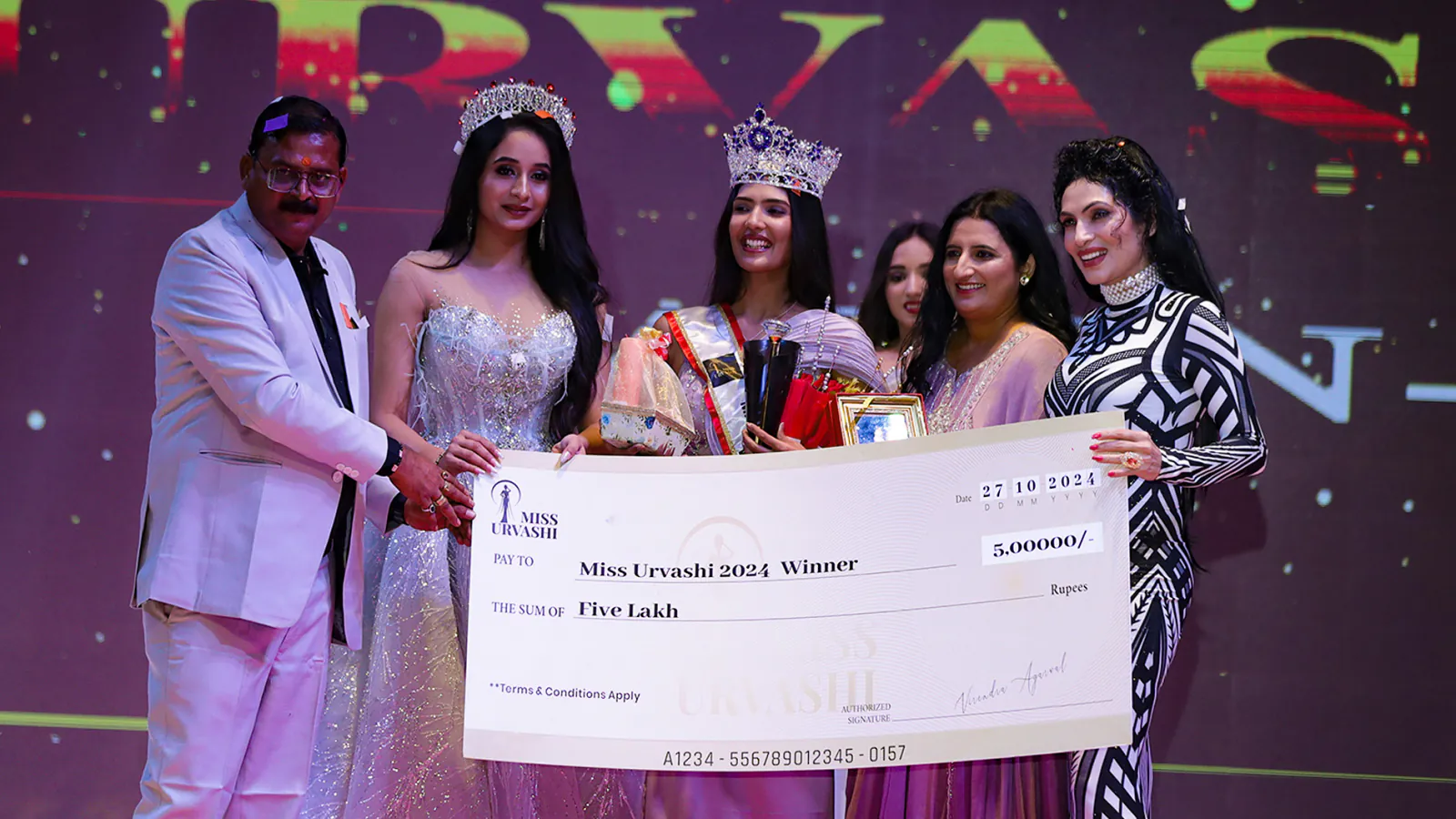 Aanchal Saini Crowned Miss Urvashi 2024 Season 3 Winner, Mahvish Khan and Mamta Khinchi Shine as Runners-Up!