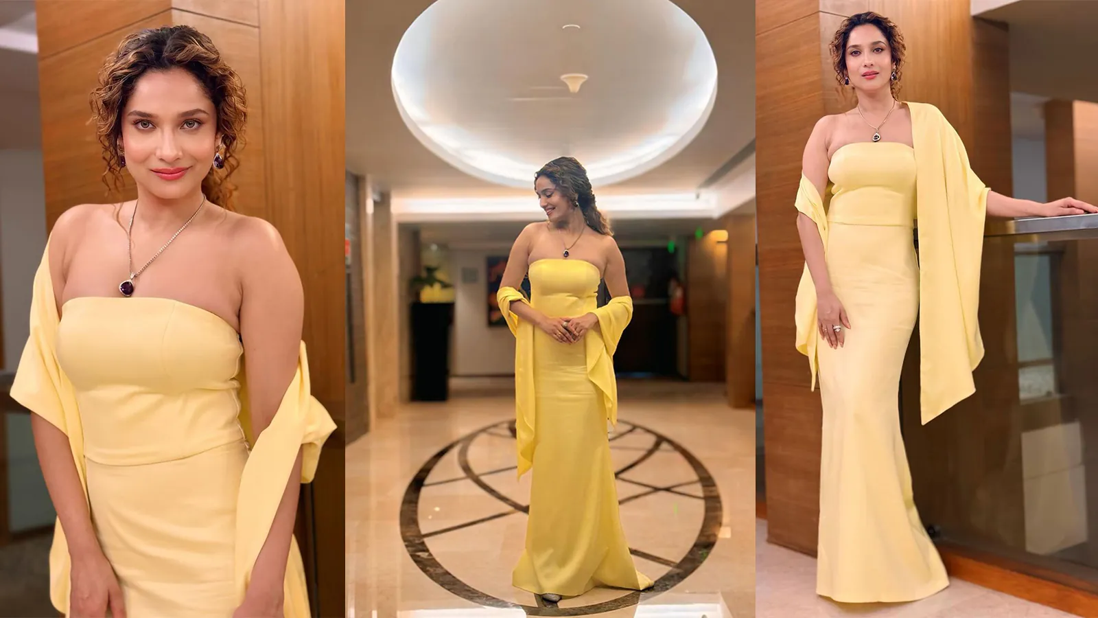 Veer Savarkar Screening: Ankita Lokhande Stuns in Yellow at IFFI 2024