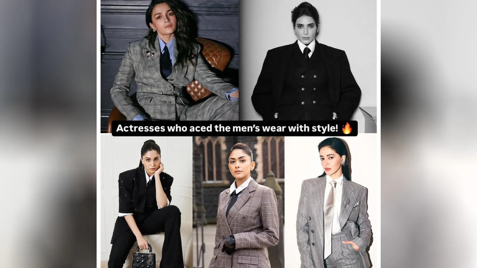 Boss-Lady Chic: 5 Bollywood Divas Owning Men’s Wear Like True Style Icons!