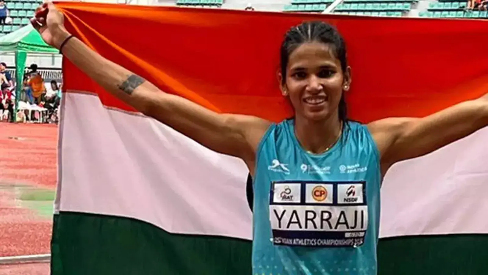 Asian champions Jyothi Yarraji wins gold medal with national record