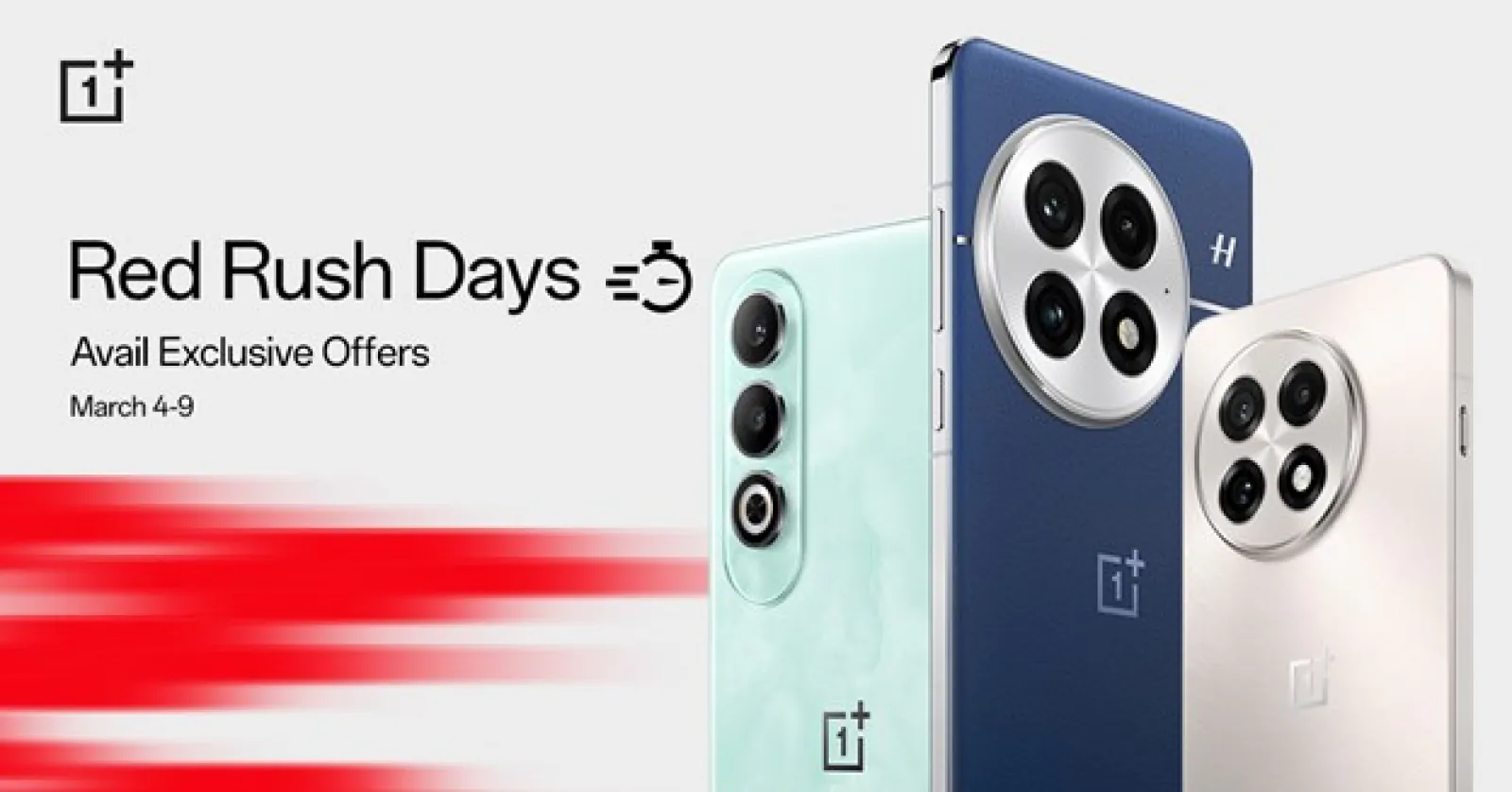 OnePlus Red Rush Days Sale: Big Discounts on OnePlus 13 Series, Nord CE4 & More!